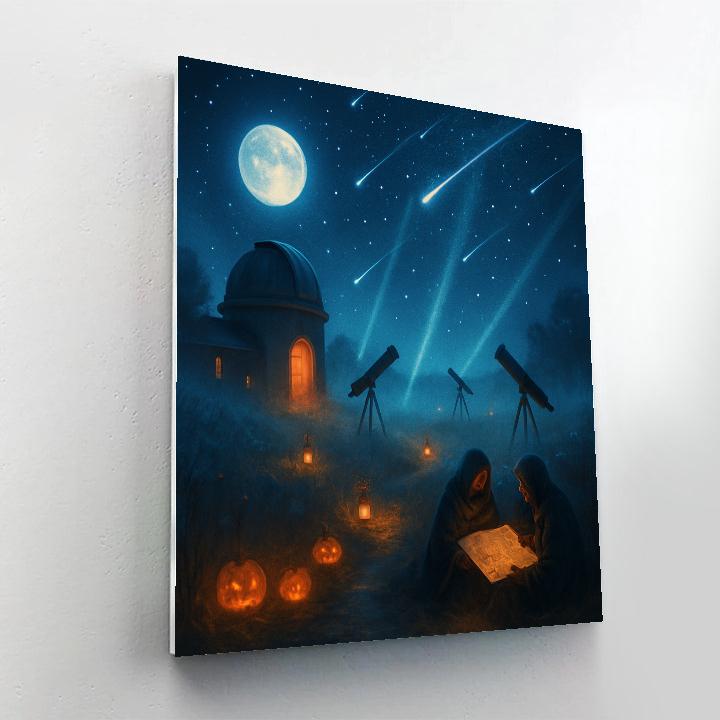 The Moonfield Observatory Painting by numbers kit