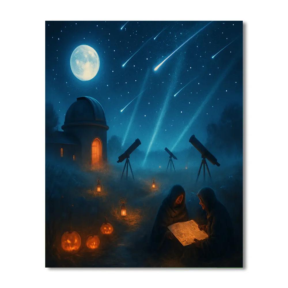 The Moonfield Observatory Painting by numbers kit