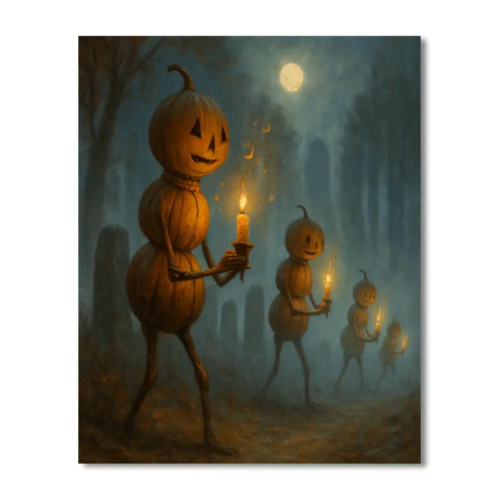 The Candlelit Hollowmen Paint by numbers kits