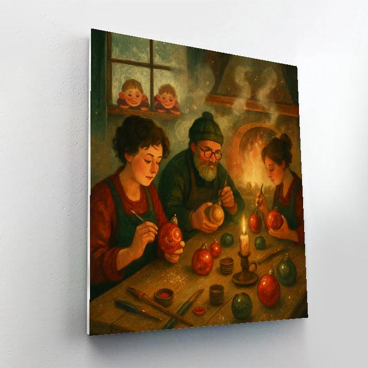 Hearthside Ornament Workshop Paint by numbers kits