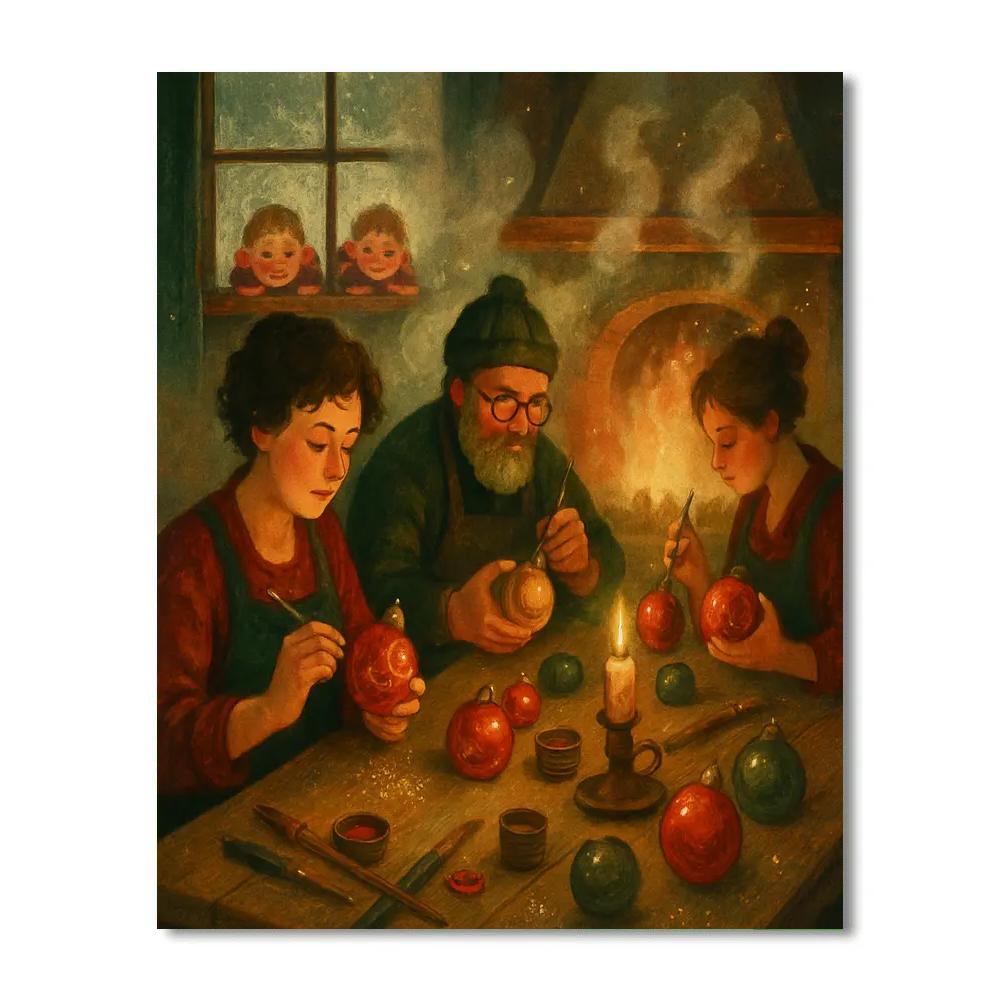 Hearthside Ornament Workshop Paint by numbers kits