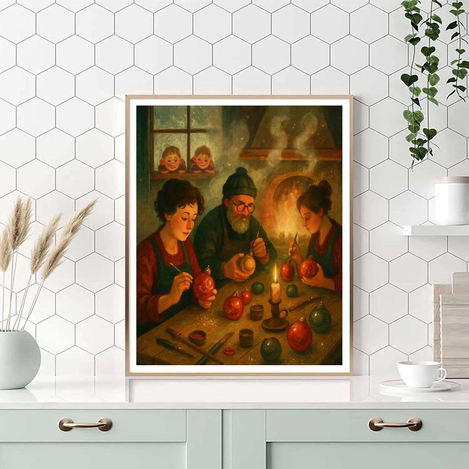 Hearthside Ornament Workshop Paint by numbers kits