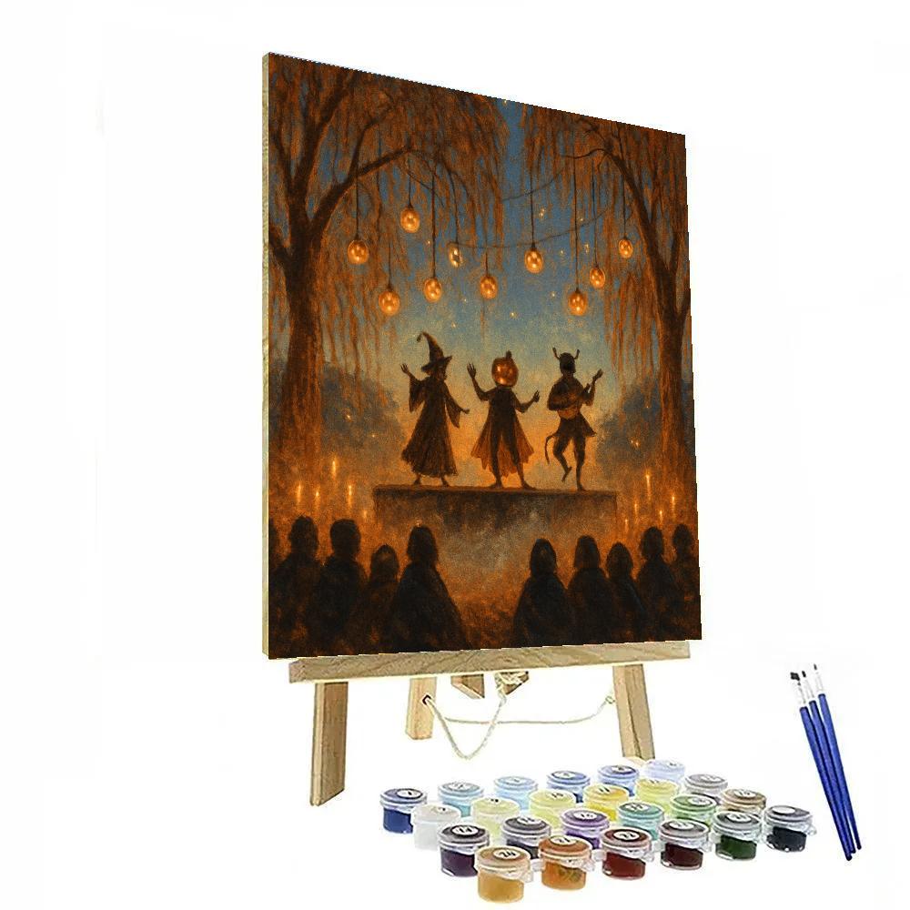 The Willow Lantern Opera Numbered painting kits