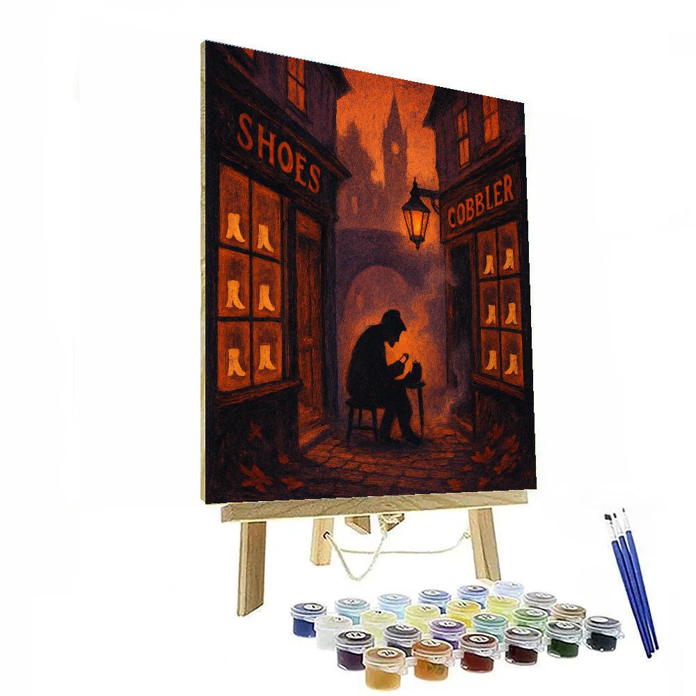 The Shrouded Cobbler Lane Paint by numbers art