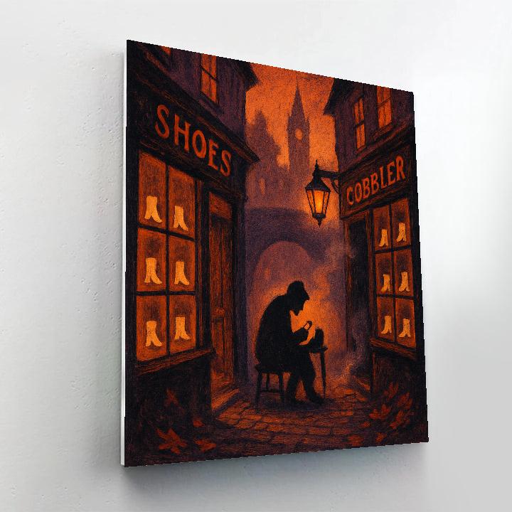 The Shrouded Cobbler Lane Paint by numbers art