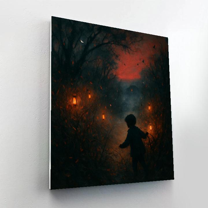 The Luminous Thicket paint by color