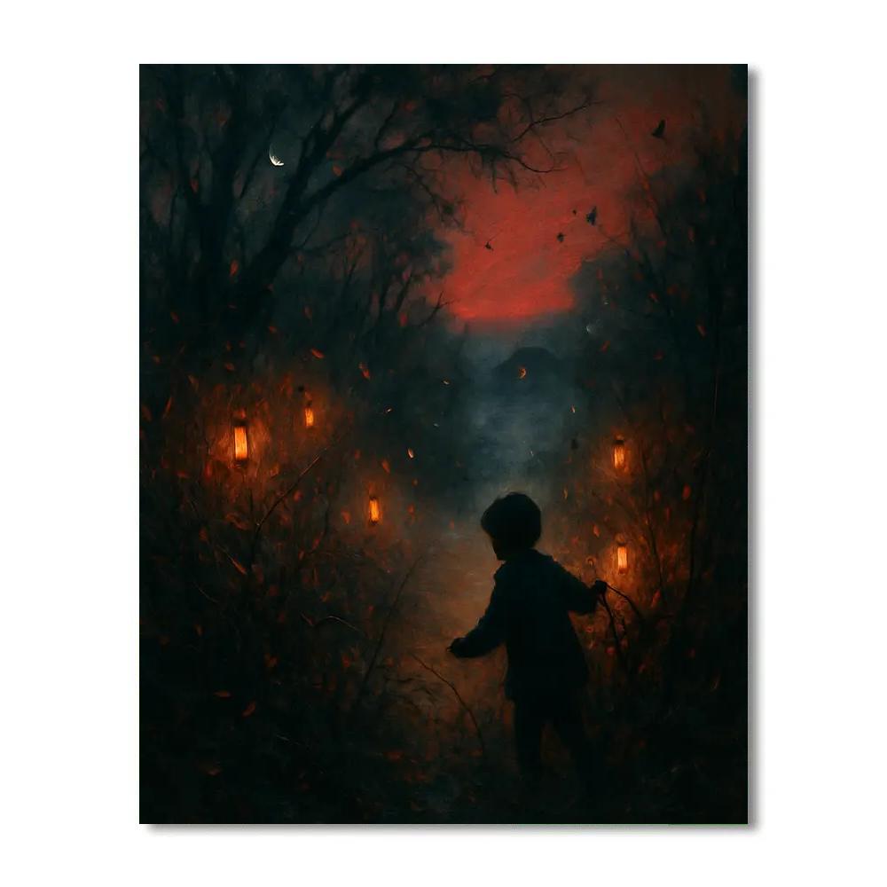 The Luminous Thicket paint by color