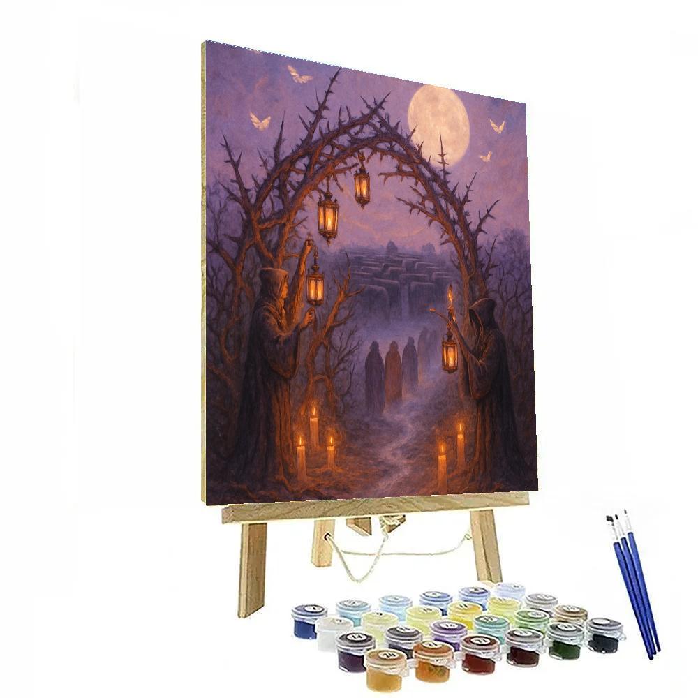 The Candle Keepers Of Bramblegate Numbered painting kits