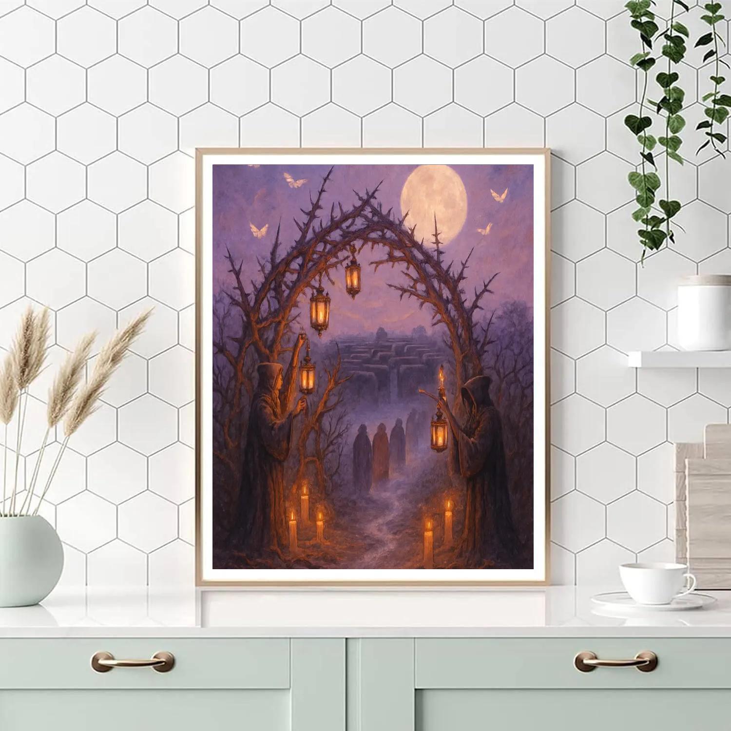 The Candle Keepers Of Bramblegate Numbered painting kits