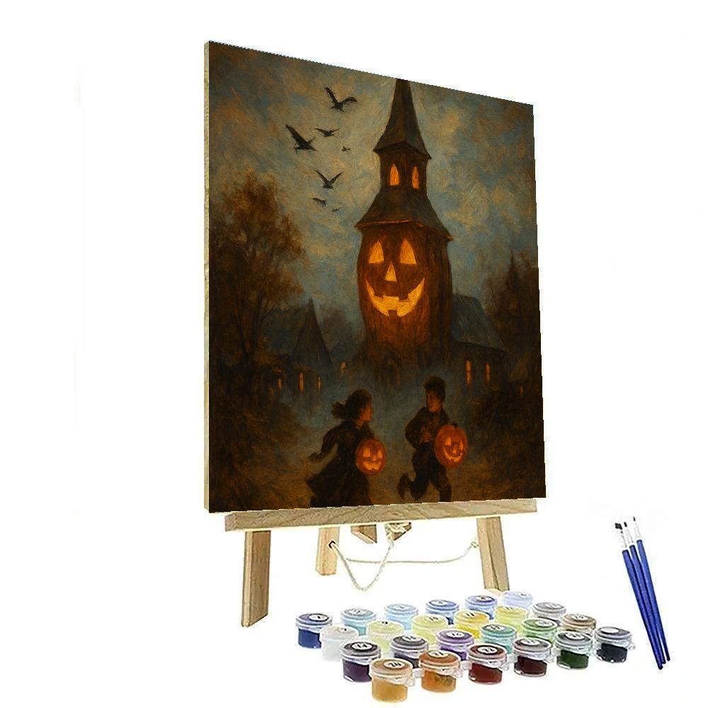 The Hollow Lantern Steeple Painting by numbers kit
