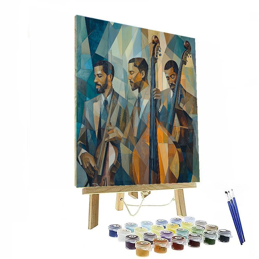 Picasso Inspired Abstract Musicians paint by color