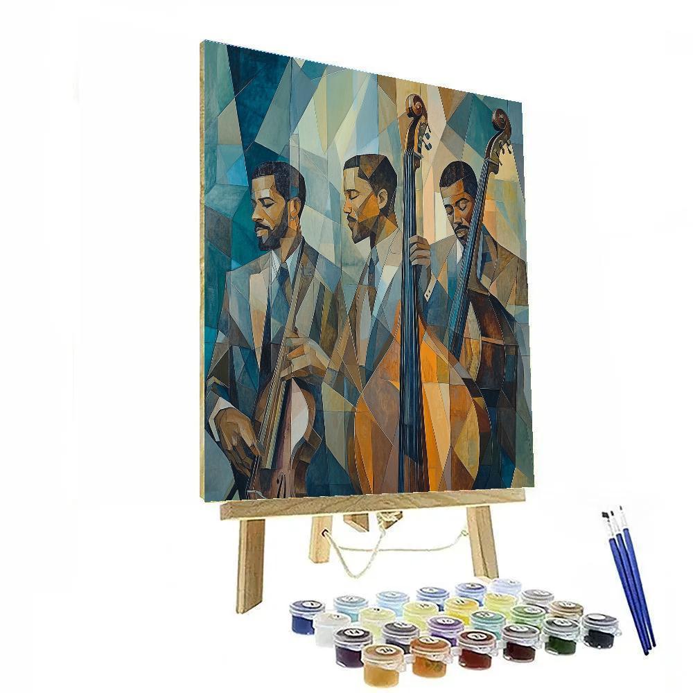 Picasso Inspired Abstract Musicians paint by color