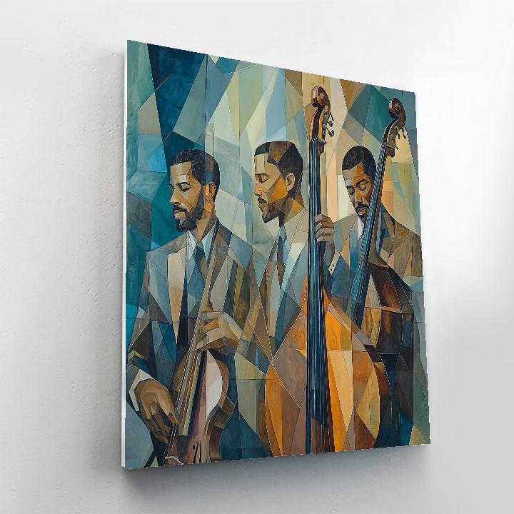 Picasso Inspired Abstract Musicians paint by color