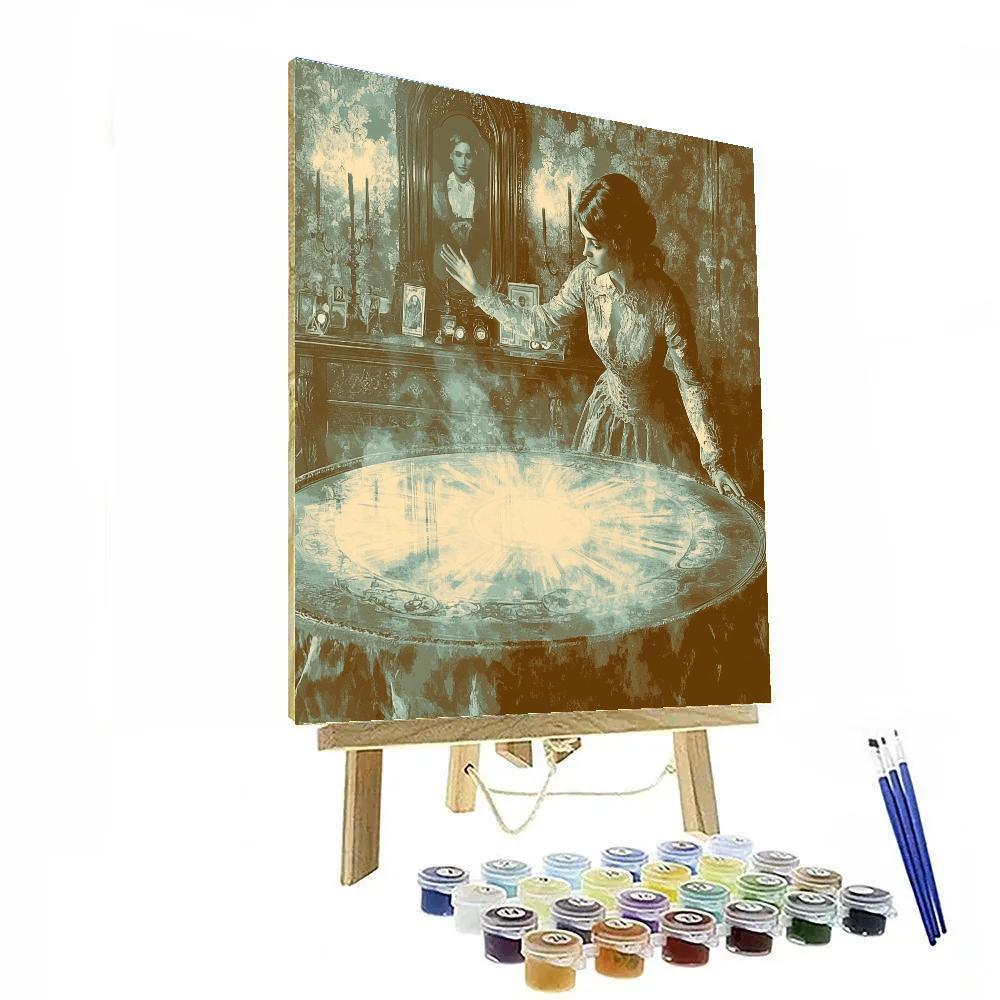 Victorian Séance Haunted Parlor DIY paint by numbers