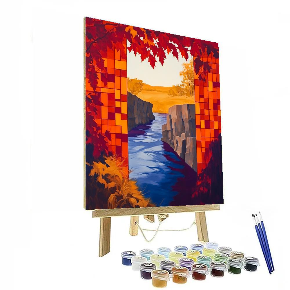 A.Y. Jackson Inspired Algoma Autumn Screen Painting by numbers kit