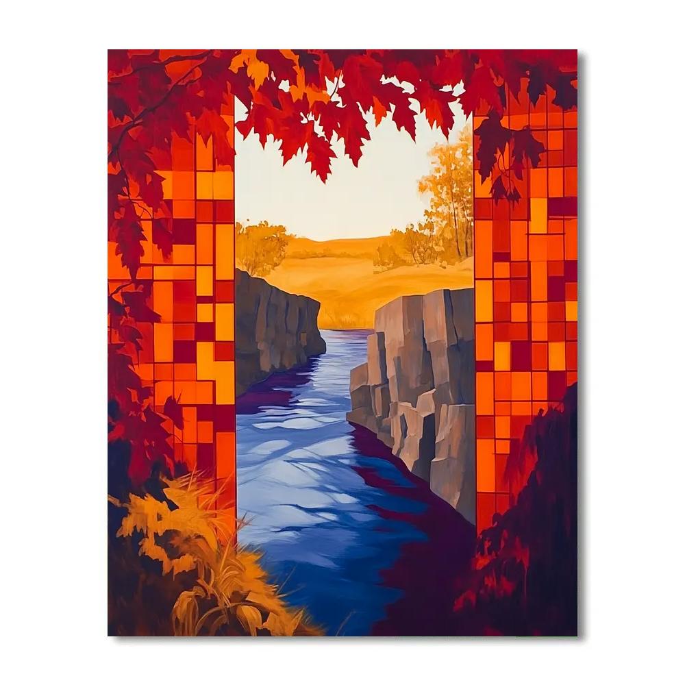 A.Y. Jackson Inspired Algoma Autumn Screen Painting by numbers kit