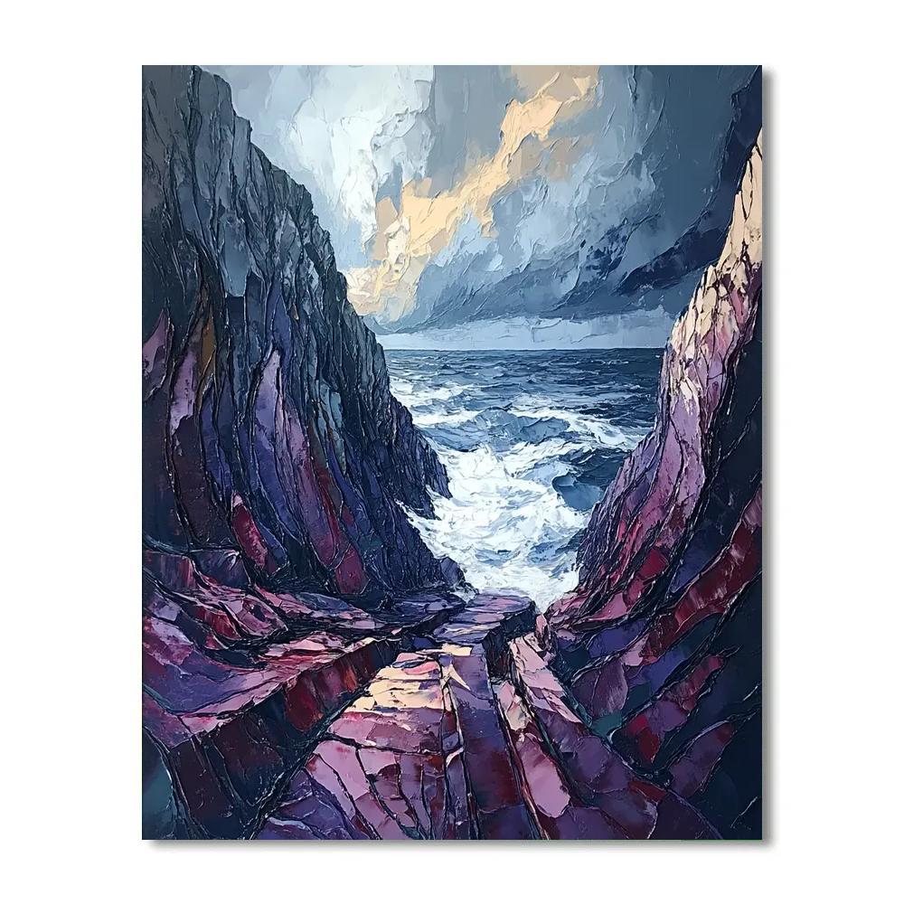 Arthur Lismer Inspired McGregor Bay Storm Channels painting number kit