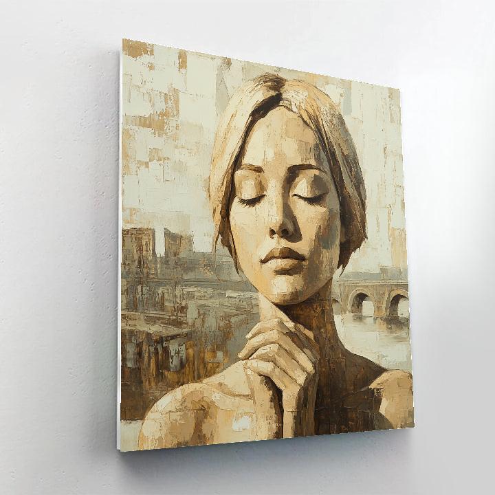 Leonardo Da Vinci Inspired Renaissance Portrait DIY paint by numbers