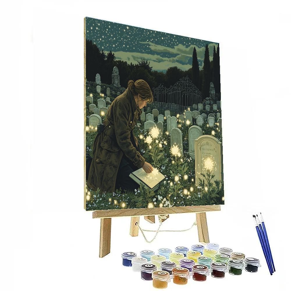 Graveyard Botanist Haunted Edition Painting by numbers kit