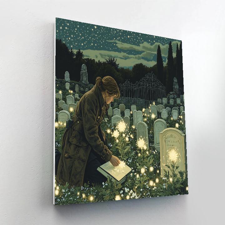 Graveyard Botanist Haunted Edition Painting by numbers kit