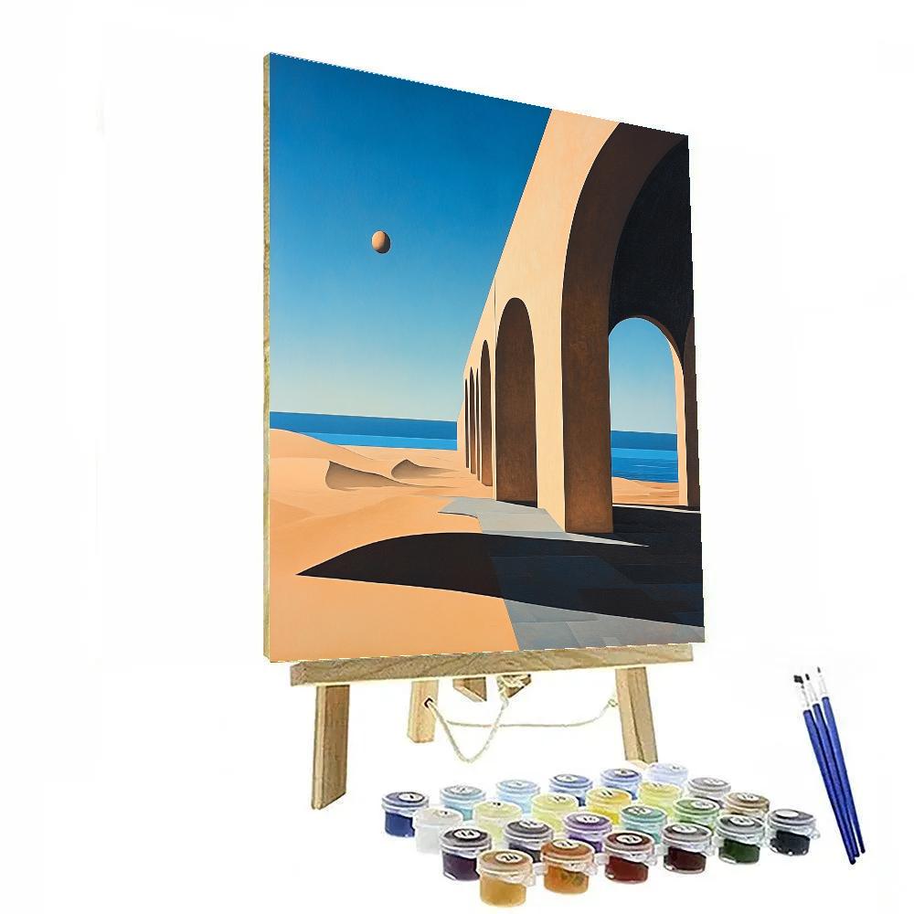 Salvador Dali Inspired Desert Dreams paint by number