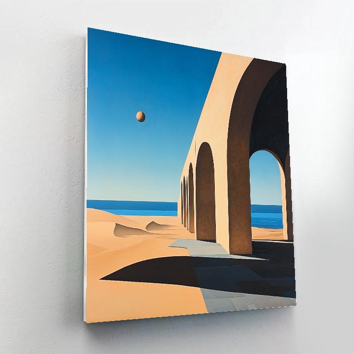 Salvador Dali Inspired Desert Dreams paint by number