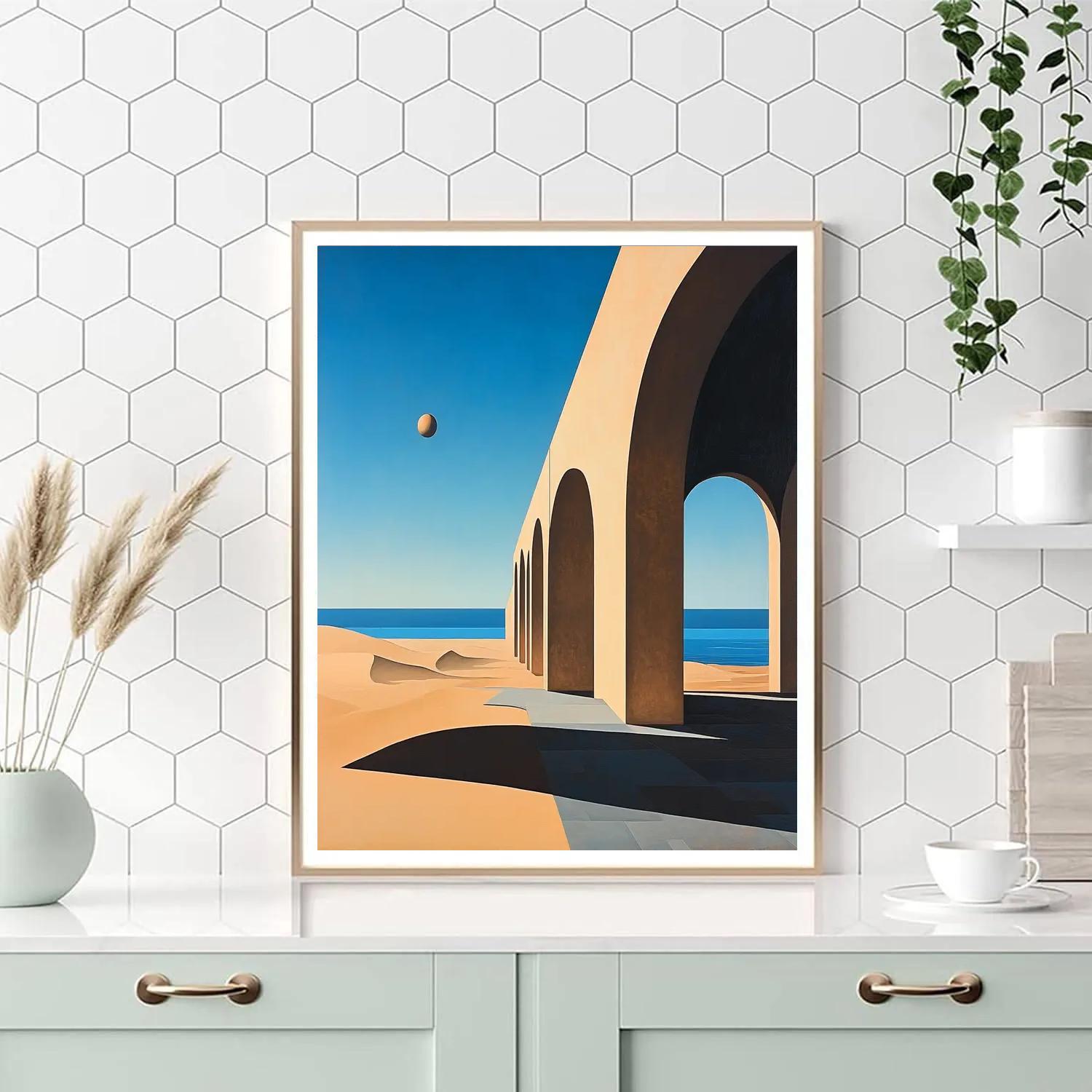 Salvador Dali Inspired Desert Dreams paint by number