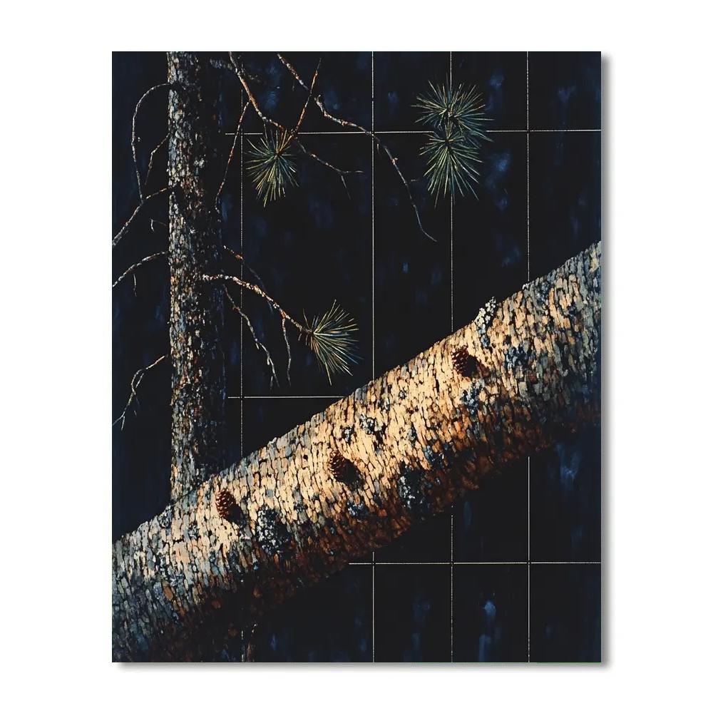 Caravaggio Inspired Aurora Cedar Limb Painting by numbers kit