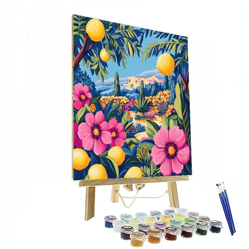 Henri Matisse Inspired Joyful Garden paint by color