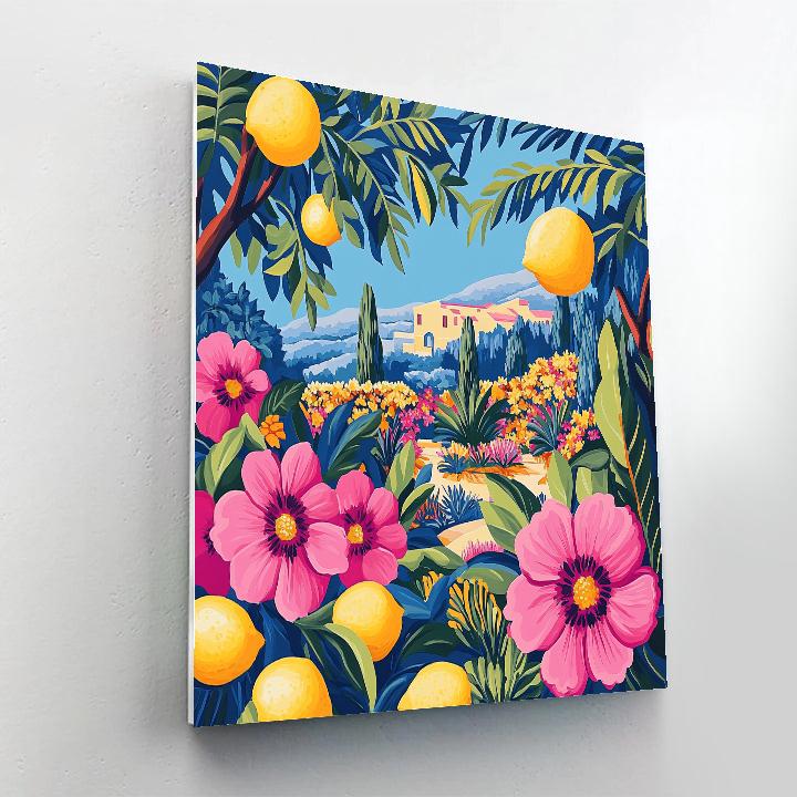Henri Matisse Inspired Joyful Garden paint by color