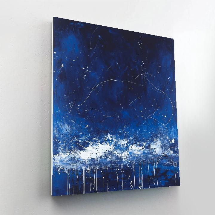 Jackson Pollock Inspired Celestial Storm Of Drips DIY paint by numbers