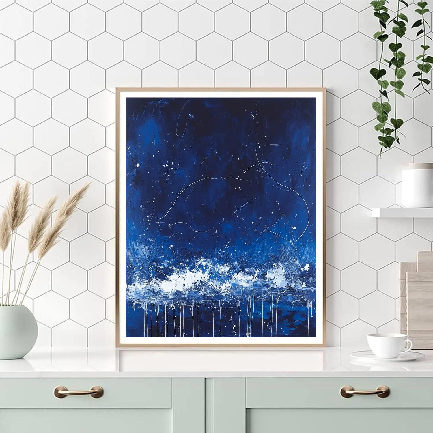 Jackson Pollock Inspired Celestial Storm Of Drips DIY paint by numbers