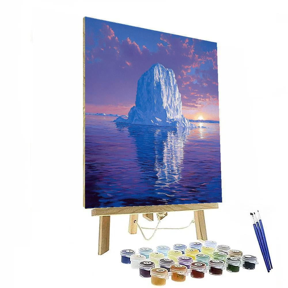 Lawren Harris Inspired Glacial Monolith Paint by numbers art
