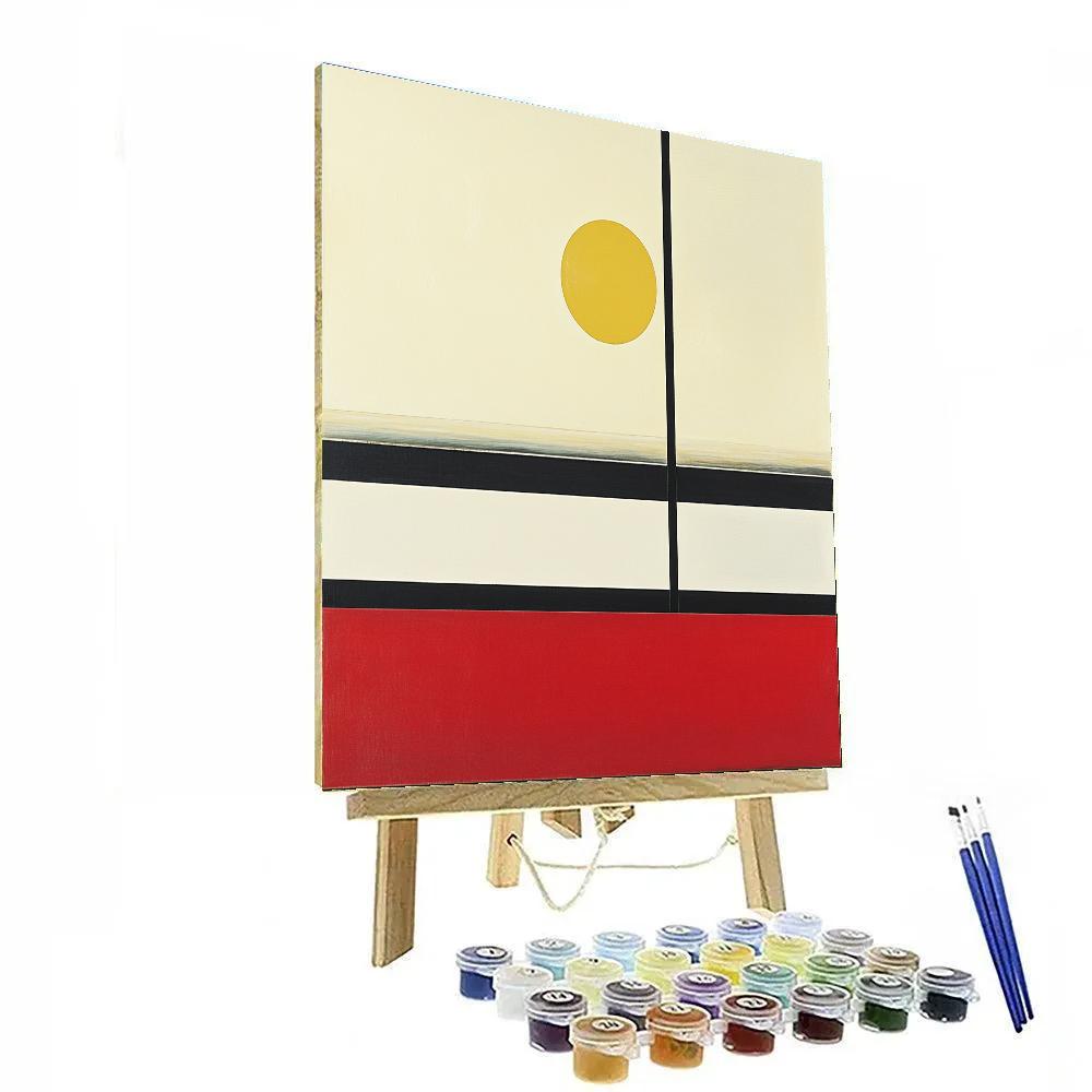 Kazimir Malevich Inspired Suprematist Horizon paint by color