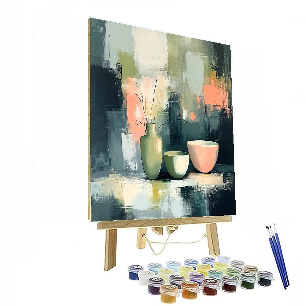 Paul Cézanne Inspired Still Life Of Echoing Forms Number painting