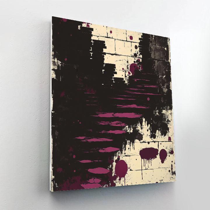 Banksy Inspired Consumer Hunger Number painting