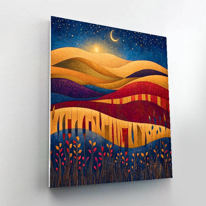 Paul Klee Inspired Celestial Garden painting number kit