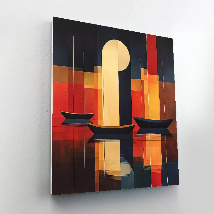 Paul Klee Inspired Harbor Of Light Painting by numbers kit