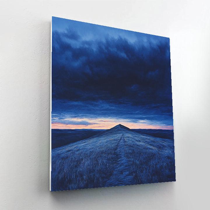 Francisco Goya Inspired Twilight Ridge With Ominous Horizon DIY paint by numbers