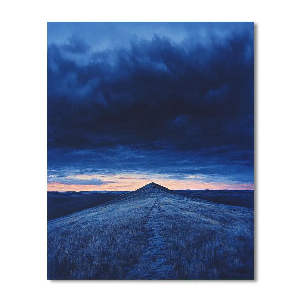 Francisco Goya Inspired Twilight Ridge With Ominous Horizon DIY paint by numbers