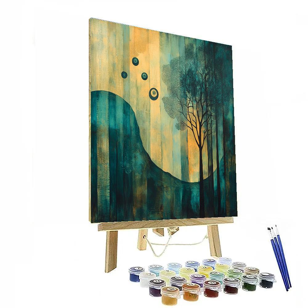 Max Ernst Inspired Dreamscape Forest Painting by numbers kit