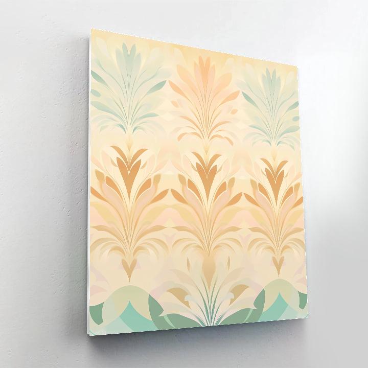 Alphonse Mucha Inspired Aurora Flora paint by numbers