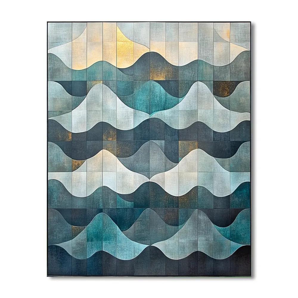 M.C. Escher Inspired Tessellated Aurora Numbered painting kits