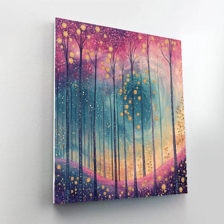 Georges Seurat Inspired Nebula Orchard Paint by numbers art