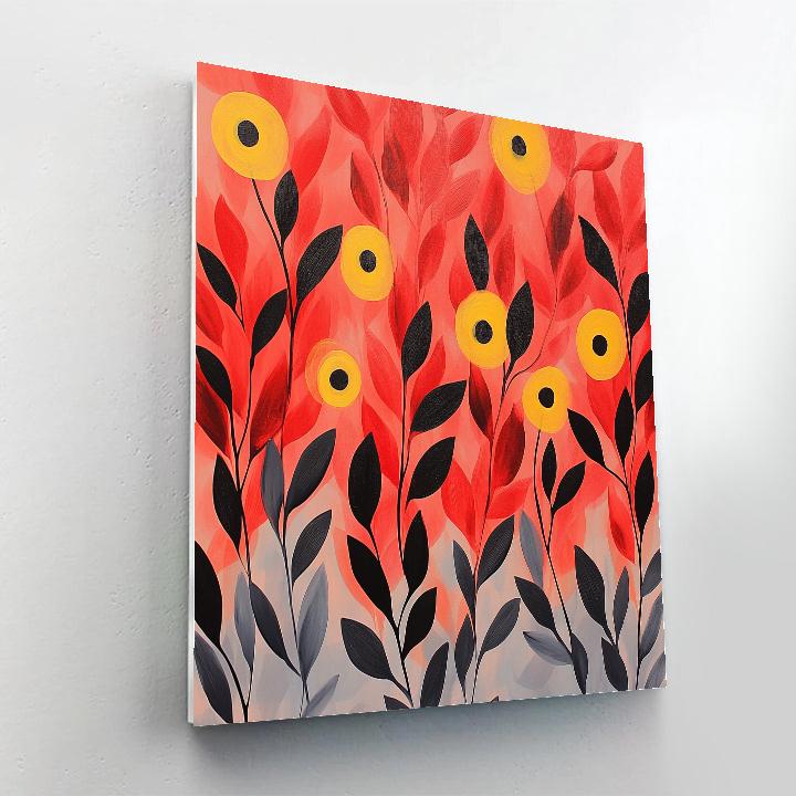 Joan Miró Inspired Dream Garden Of Signals painting number kit