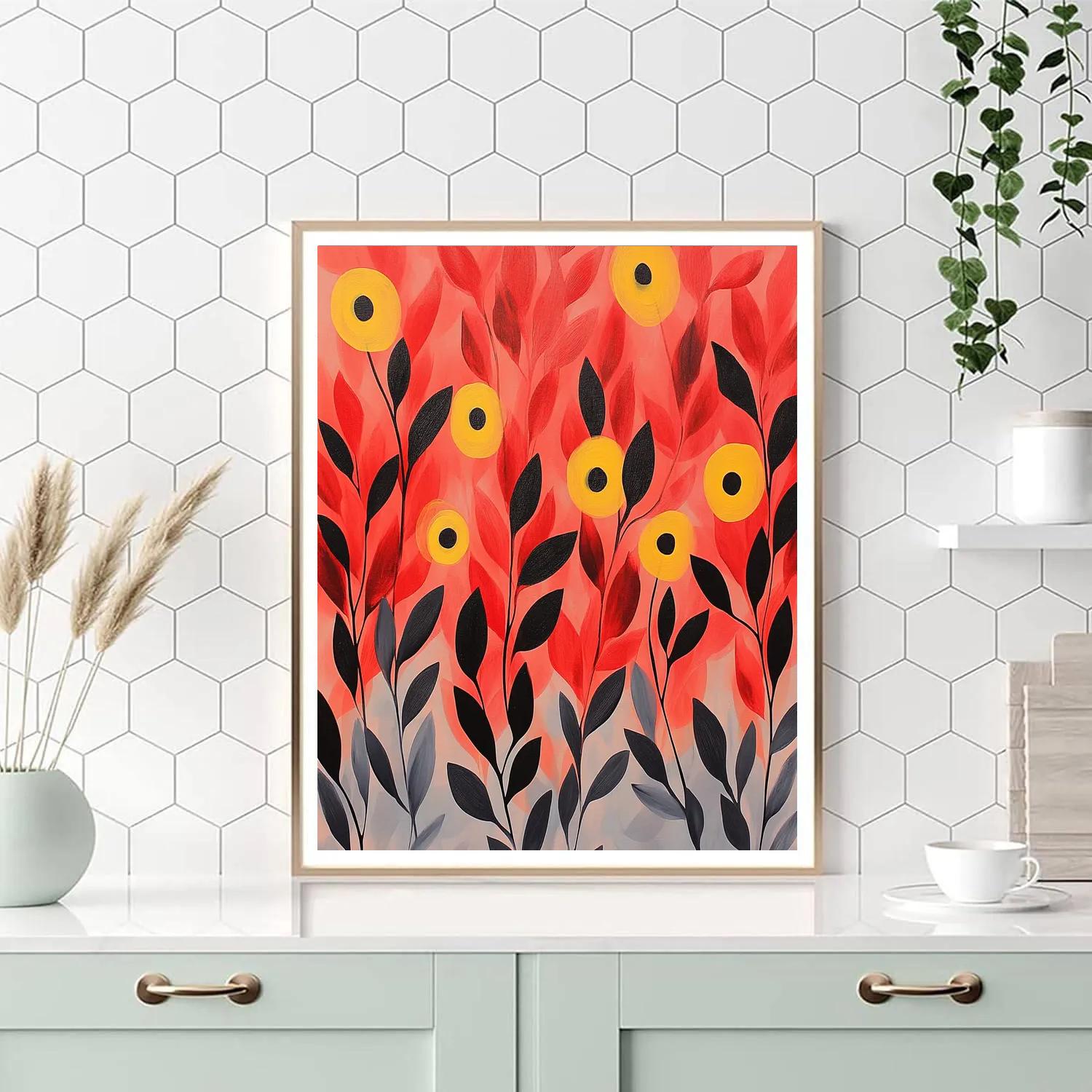 Joan Miró Inspired Dream Garden Of Signals painting number kit