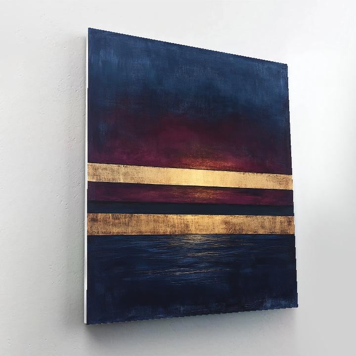 Mark Rothko Inspired Celestial Dusk Number painting