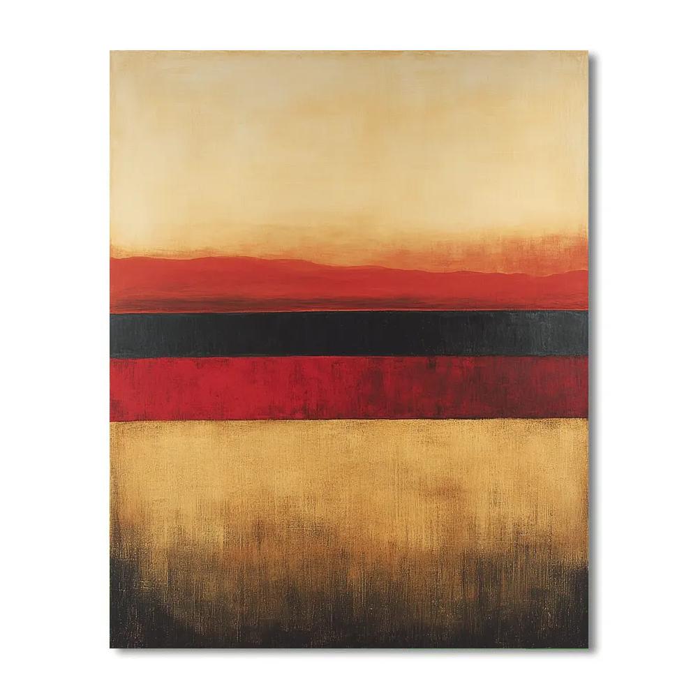 Mark Rothko Inspired Deep Time Horizon Painting by numbers kit