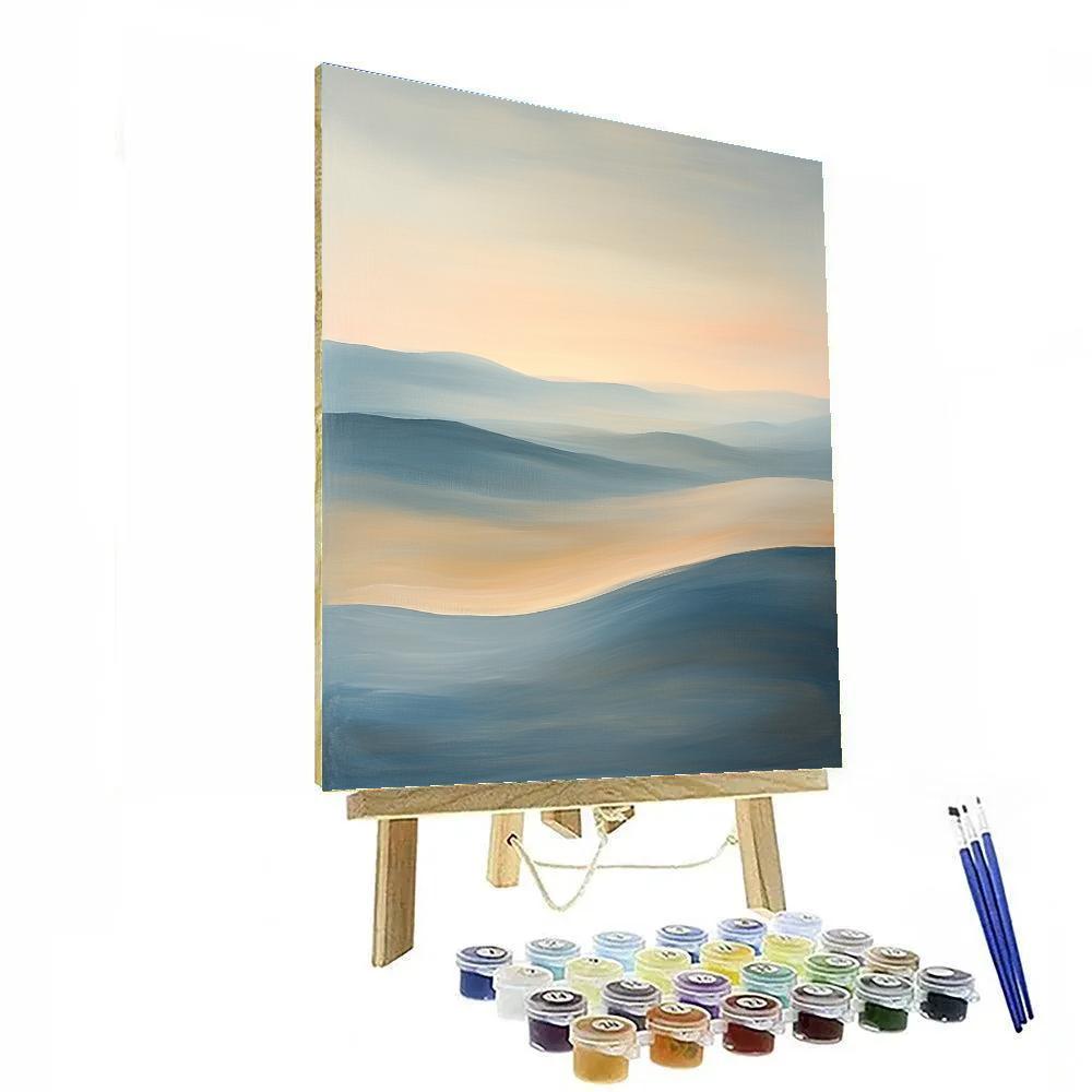 Edgar Degas Inspired Misty Morning Rhythm paint by numbers