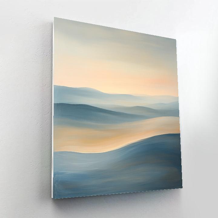 Edgar Degas Inspired Misty Morning Rhythm paint by numbers